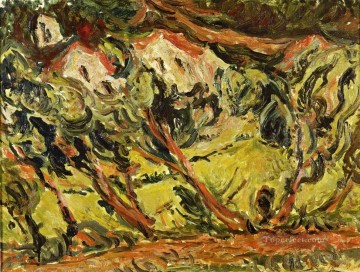 抽象的かつ装飾的 Painting - セレトの風景 1 Chaim Soutine 表現主義